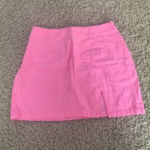 Pink Mini Skirt
